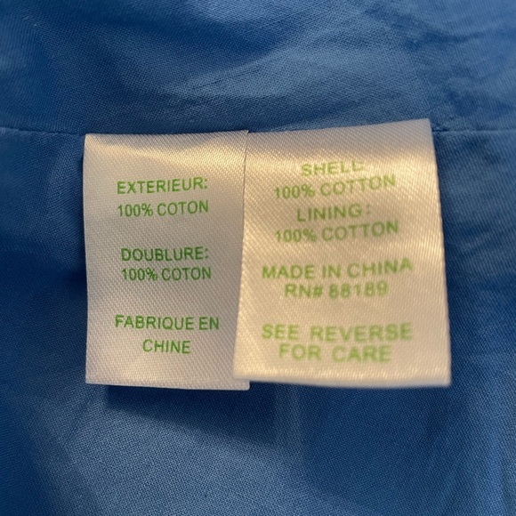 Lilly Pulitzer Joey Dress in Coastal Blue Oval Flower Petal Eyelet - Size 2 - Picture 8 of 9